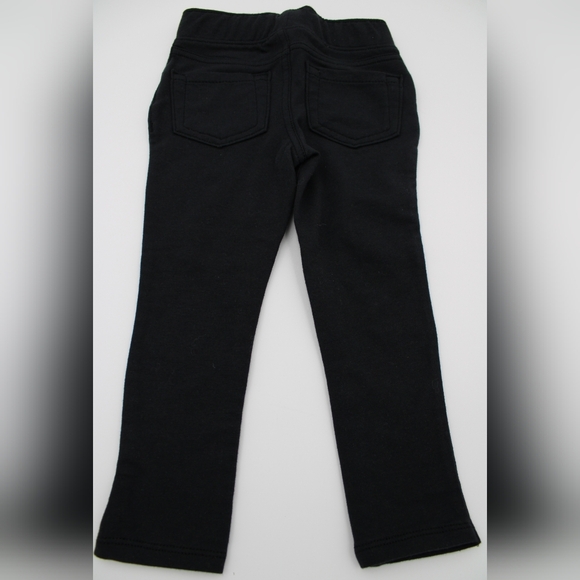 3pc Girls 2T Clothing Bundle – Cat & Jack Blue, Black Skinny Pants, Grey Tee - Picture 4 of 7